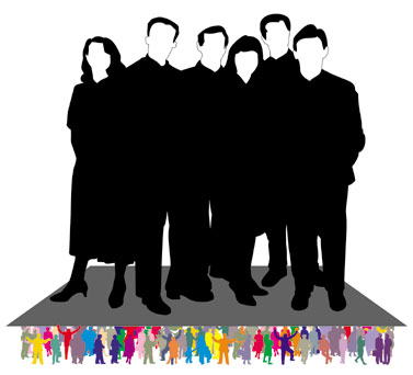 chi accaparra i pubblici ruoli rende gli altri sudditi